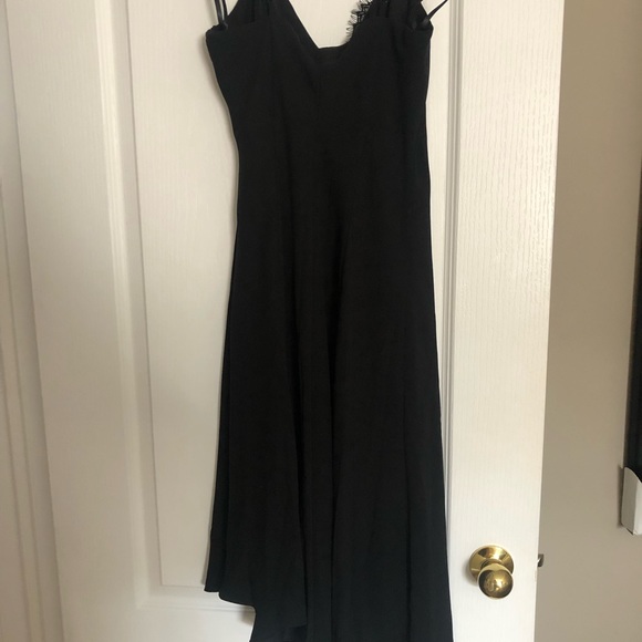 Rachel Roy , black asymmetrical slip dress, size 8 - Picture 4 of 4
